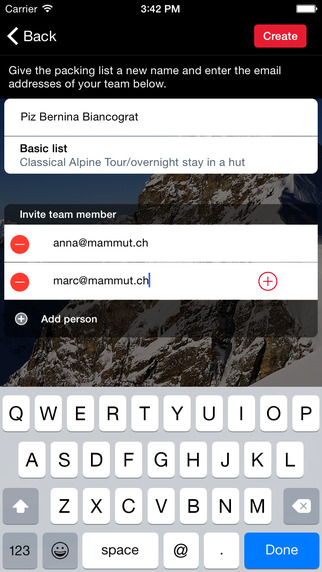 【免費運動App】Mammut Packing List-APP點子