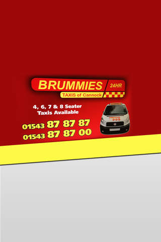 Brummies Taxis Cannock . screenshot 2