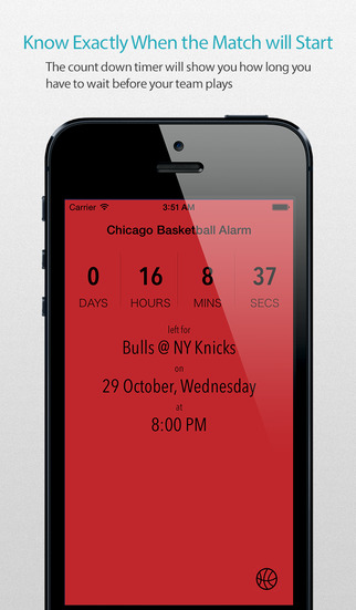 Chicago Basketball Alarm