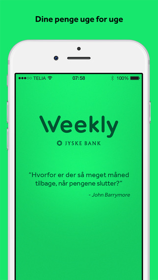 Weekly - dine penge uge for uge