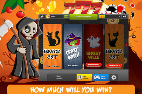 Halloween Slots PRO - Win Big Megamillions screenshot 3