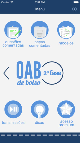 免費下載教育APP|OAB de Bolso 1a e 2a Fase - Provas e Aulas app開箱文|APP開箱王