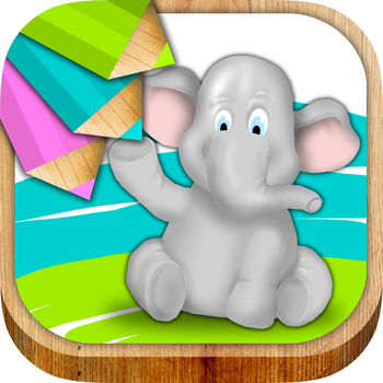 Animals for painting and coloring with magic marker LOGO-APP點子