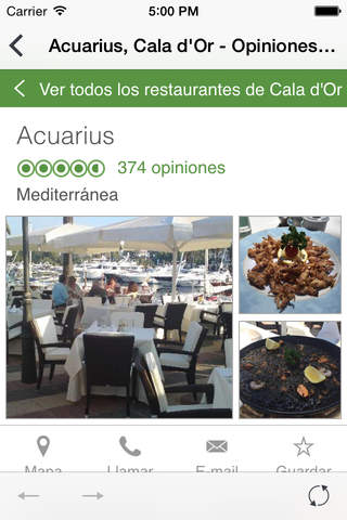 Aquarius Restaurante Cala D'or screenshot 4