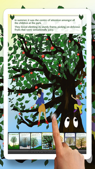 【免費書籍App】The tree that refused to shed - An interactive story for kids, families and educators-APP點子