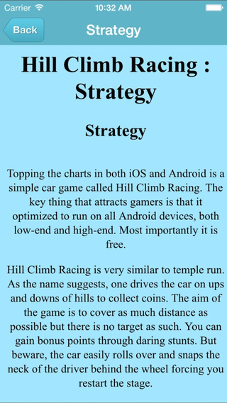 Guide for Hill Climb Racing - Full Walkthrough Wiki Guide and Tips All Video Guide