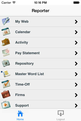 Capital Reporting Company Lit-Connect Mobile Application screenshot 4