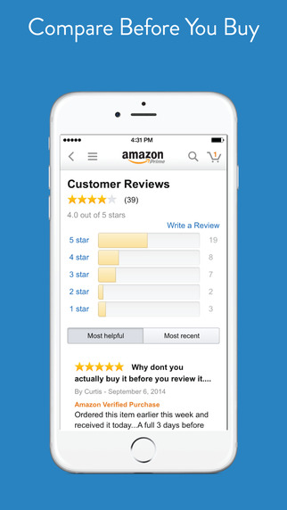 【免費生活App】Amazon App: shop, browse, scan, compare, and read reviews-APP點子