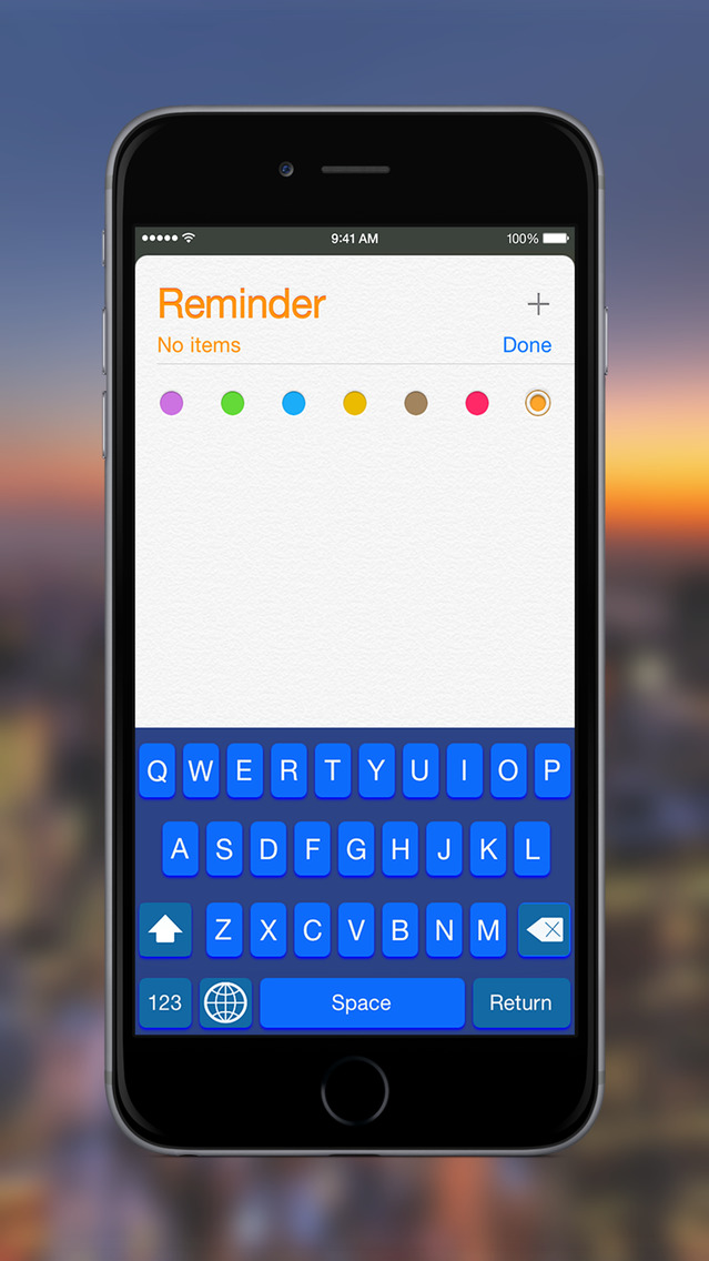 Color Keyboard Blue Keyboard Skin ( Custom Keyboard System Wide For