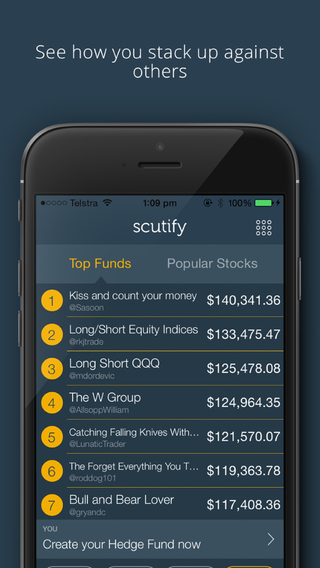 Scutify Hedge Fund Manager - Trading Game