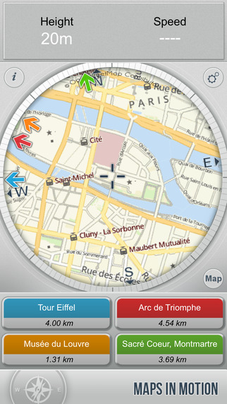 【免費交通運輸App】Paris on Foot : Offline Map-APP點子