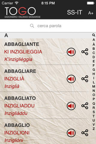 TOGO: Italiano - Sassarese screenshot 2