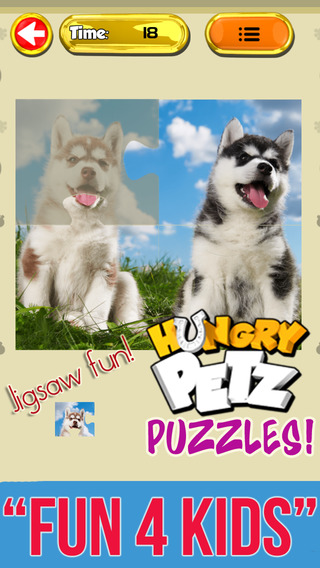 【免費遊戲App】Puppy Dog Jigsaw Puzzles PRO - Toddler & Kids Games-APP點子