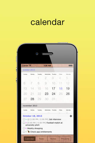 Toucan tasks: Calendar + Todo screenshot 2