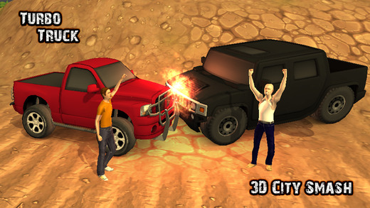 Turbo Truck City Crash 3D Pro