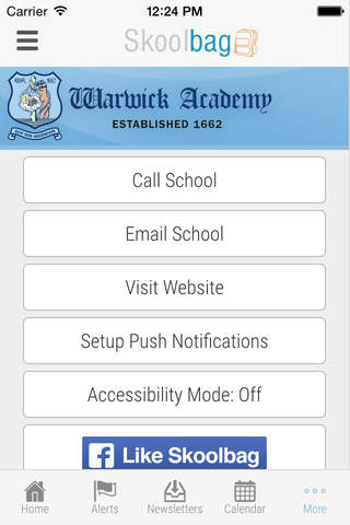 Warwick Academy - Skoolbag screenshot 4
