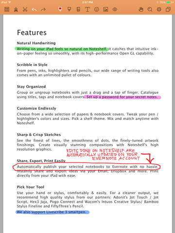 【免費生產應用App】Noteshelf - Take Notes, Sketch, Annotate, Evernote Sync-APP點子