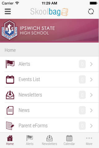Ipswich State High School - Skoolbag screenshot 2