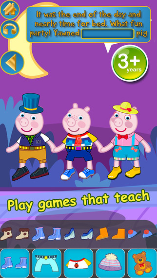 【免費遊戲App】My Interactive Happy Little Pig Story Book Dress Up Time Game - Free App-APP點子