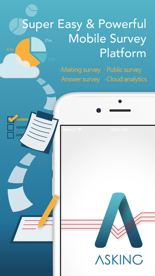 【免費生產應用App】Asking - Generating Questionnaire, Social Network Polling, Real Time Response, Cloud Analysis-APP點子