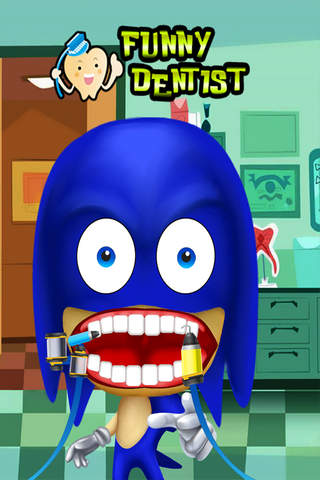 Funny Dentist Game for Sonic screenshot 2