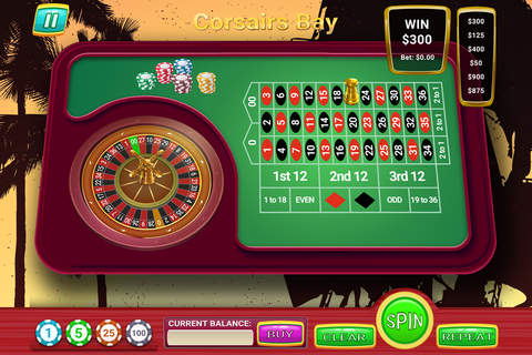 Corsairs Bay Bijou Roulette - PRO - Pirate Vegas Casino Game screenshot 2