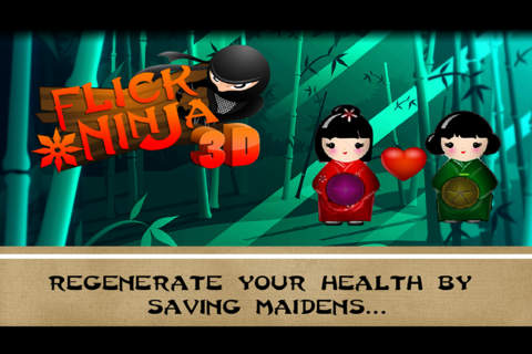 Flick Ninja 3D screenshot 4