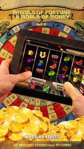 Wheels of Fortune a World of Money - FREE Slots Game King of Las Vegas Casino
