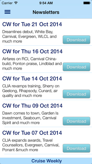 【免費新聞App】Cruise Weekly-APP點子