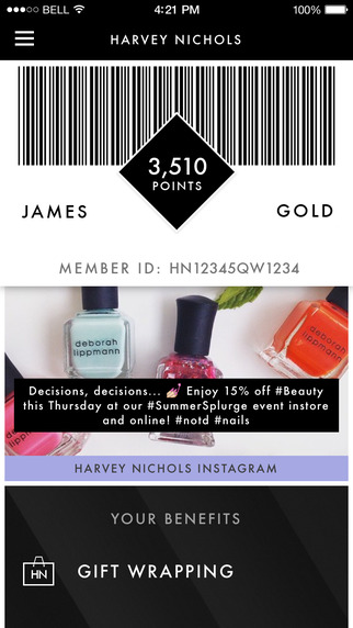 【免費生活App】Rewards by Harvey Nichols-APP點子