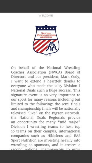 【免費運動App】ICA Mag 2014-15 National Duals-APP點子