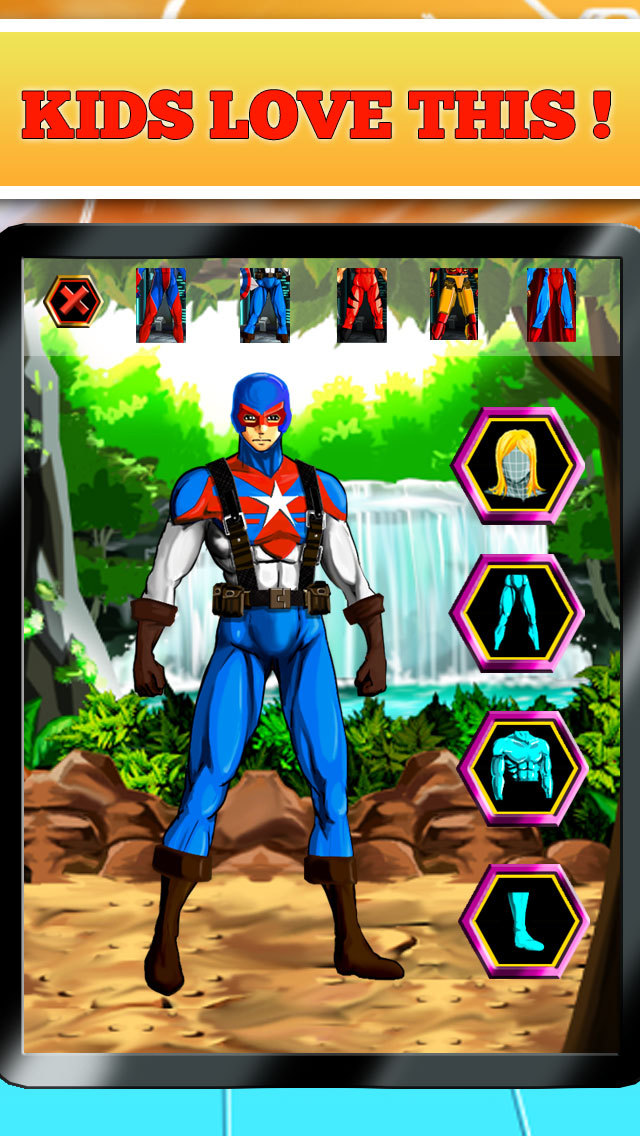 App Shopper Create Your Own Superhero Free Hero Character Costume