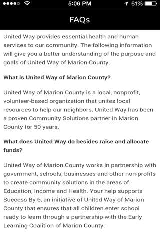 United Way Marion County screenshot 4