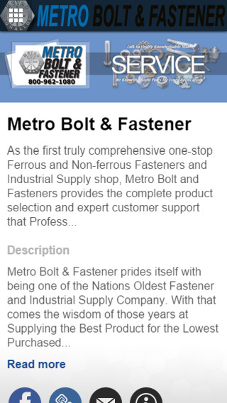 免費下載商業APP|Metro Bolt & Fastener app開箱文|APP開箱王