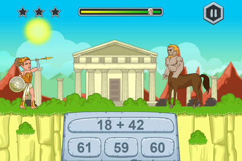 Zeus vs Monsters – School Edition: Fun Math Game screenshot 2
