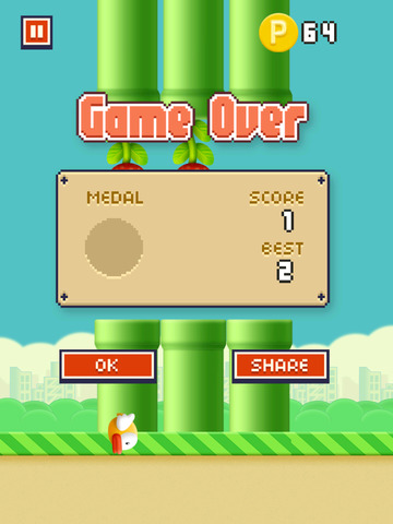 【免費遊戲App】Flying Bird - Impossible Bird Flappy’s Back-APP點子