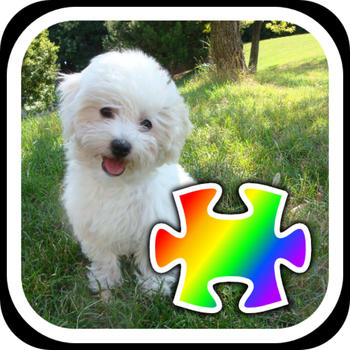 Jigsaw Puppies!  FREE Jigsaw Puzzles With Cute Dog and Puppy Photos! LOGO-APP點子