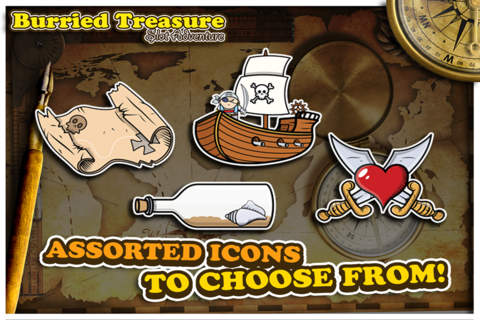 Pirate Burried Treasure Slot Adventure Vegas PRO - 777 Golden Shipwreck  Lucky Lottery Win screenshot 4