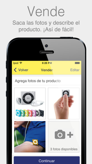 Captura de pantalla del iPhone 2