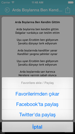 【免費音樂App】Türkü Sözleri-APP點子