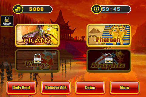 All New Slots Clans of Pharaoh's Viking & Knights in Las Vegas - Win Big Fortune Casino Games Pro screenshot 3