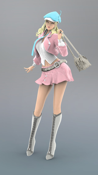 Figuromo Artist : Anime Fashion Girl - 3D Combine Color Style Figure