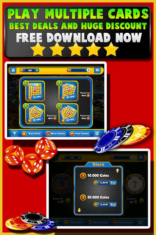 BINGO CASINO LAS VEGAS - Play Online Casino and Gambling Card Game for FREE ! screenshot 4