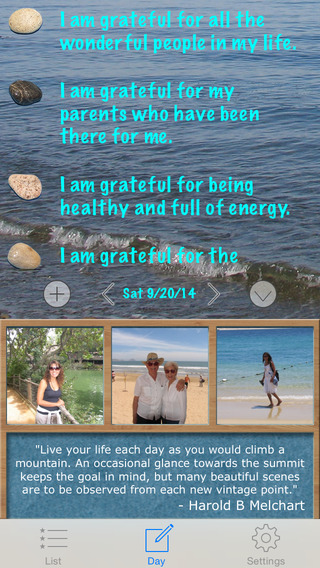 Gratitude Rock - Journal Diary of Positive Thoughts