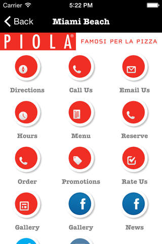 PIOLA Pizza screenshot 2