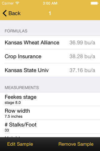 Kansas Wheat Yield Calculator screenshot 4