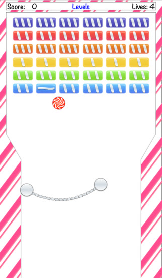 【免費遊戲App】Candy Breakout Lite-APP點子