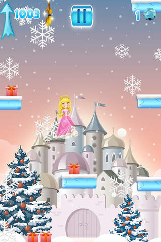 Lil' Jumping Princess - Adventure in the Snowy Castle FREE screenshot 4