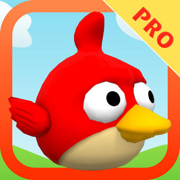 Purdy Red Pigeon PRO: Endless 3D Flyer LOGO-APP點子