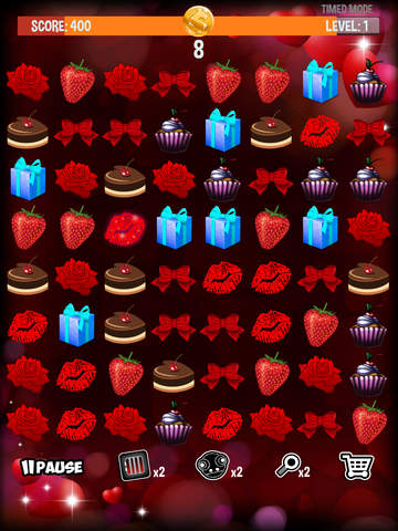 【免費遊戲App】Lover Match Saga - Valentine Edition-APP點子